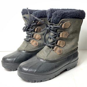 Sorel Alpine Lace-Up Waterproof Winter Snow Boots Women's Size 8 Brown